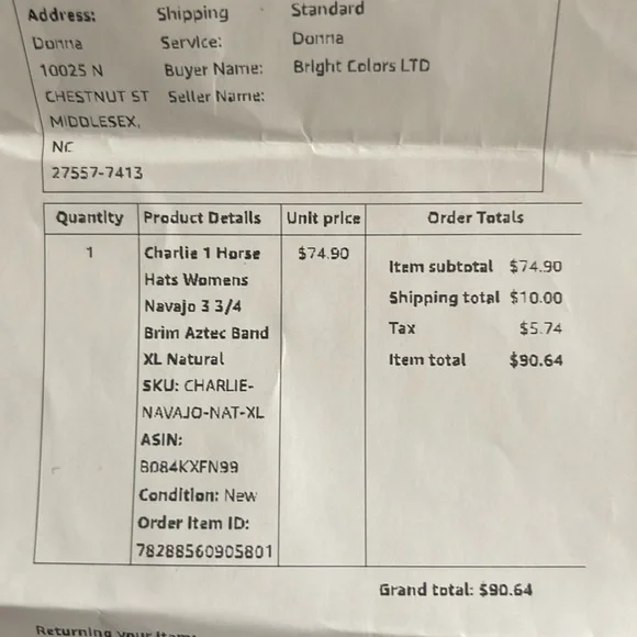 Charlie 1 Women’s Hat Lainey Wilson look - Picture 7 of 7